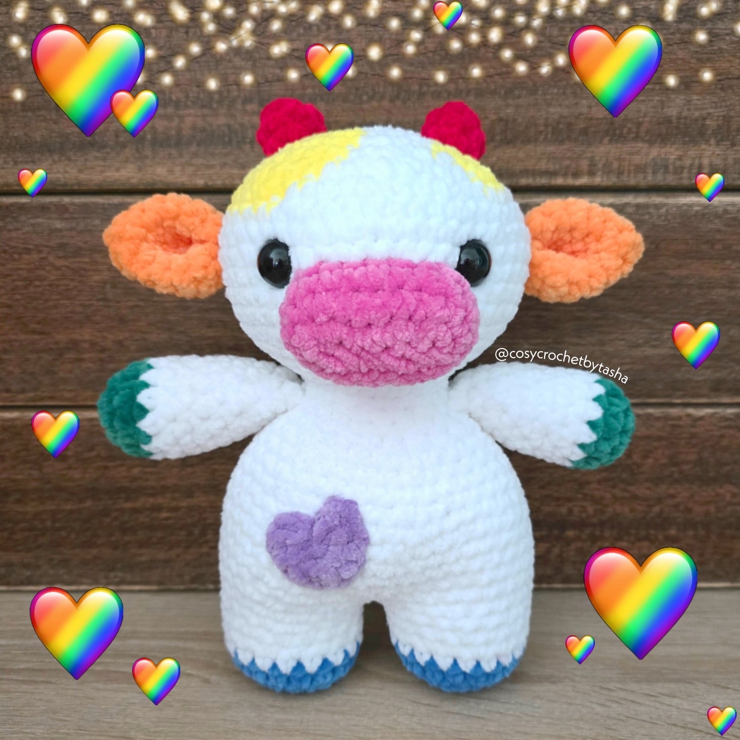 Elara the rainbow cow