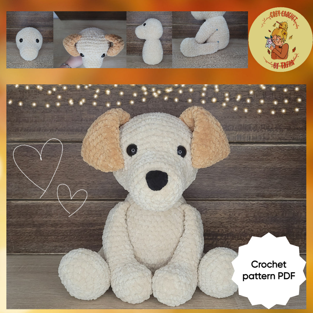 DIGITAL CROCHET PATTERN: Stella the Puppy
