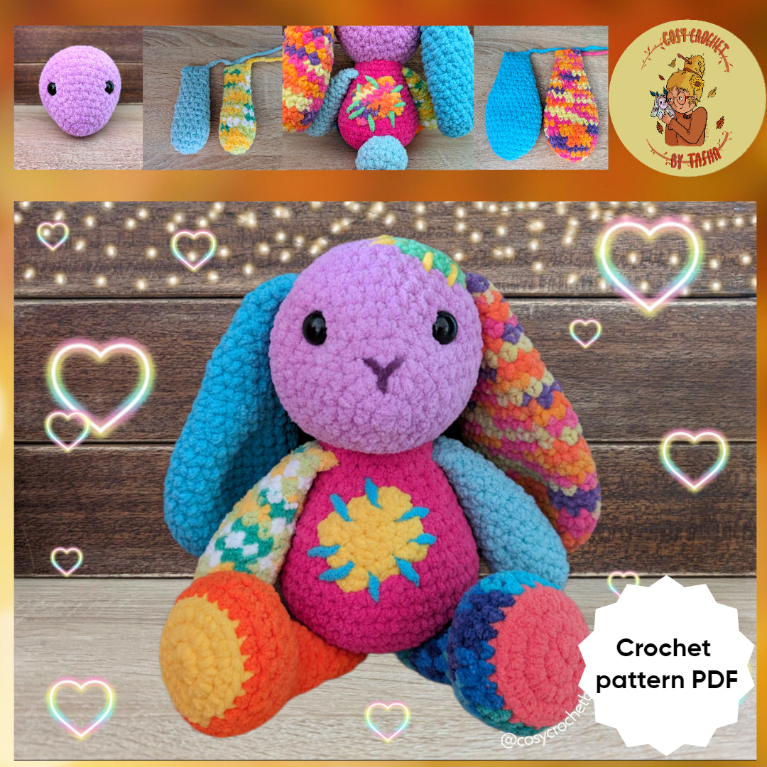 DIGITAL CROCHET PATTERN: Tatty Bunny