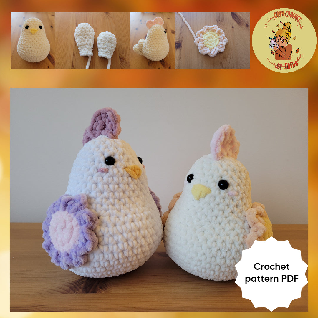 DIGITAL CROCHET PATTERN: Henny the Hen