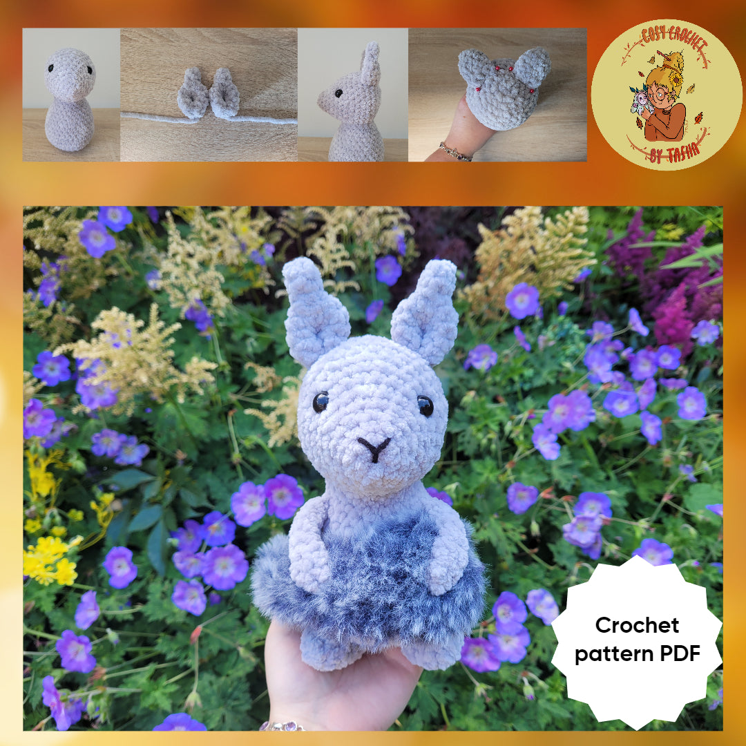 DIGITAL CROCHET PATTERN: Skippy the Squirrel